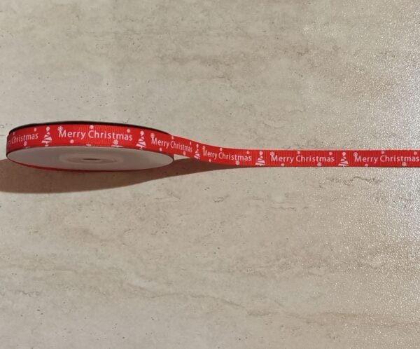 Merry Christmas Grosgrain Ribbon