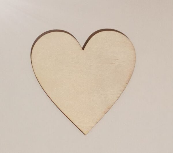 Wooden Cutout Hearts