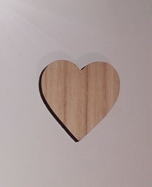 Wooden Cutout Hearts